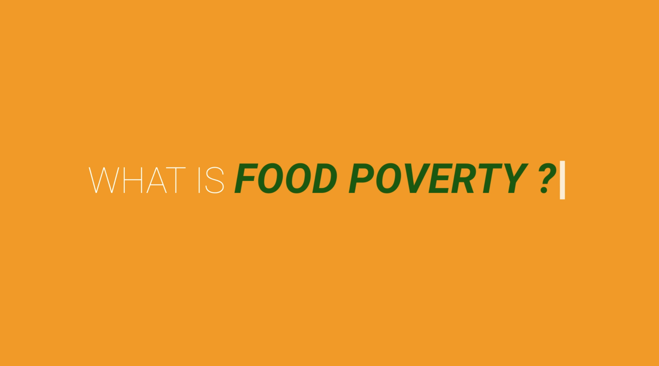 Food poverty video screenshot